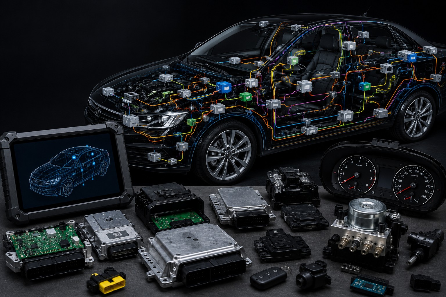 Componente electronice auto